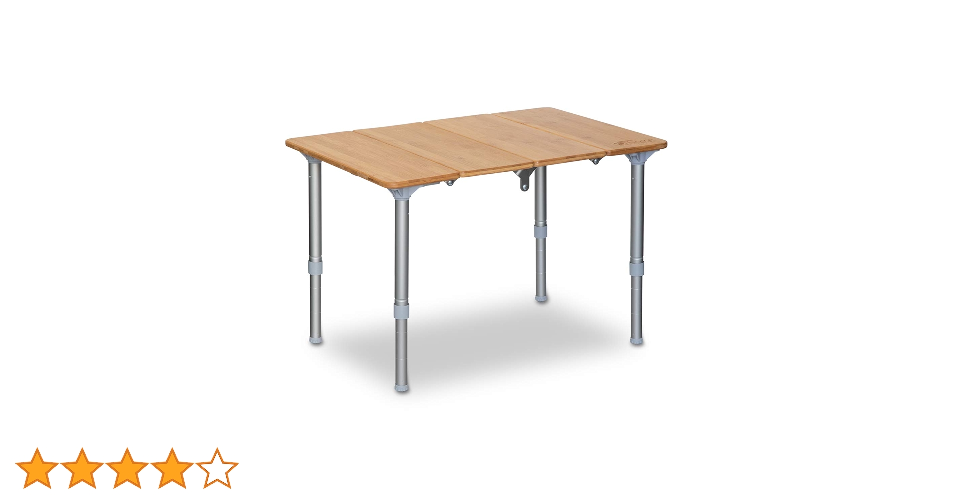 Amazon | FIELDOOR バンブーテーブル (約)W100cm×D60cm×H46cm